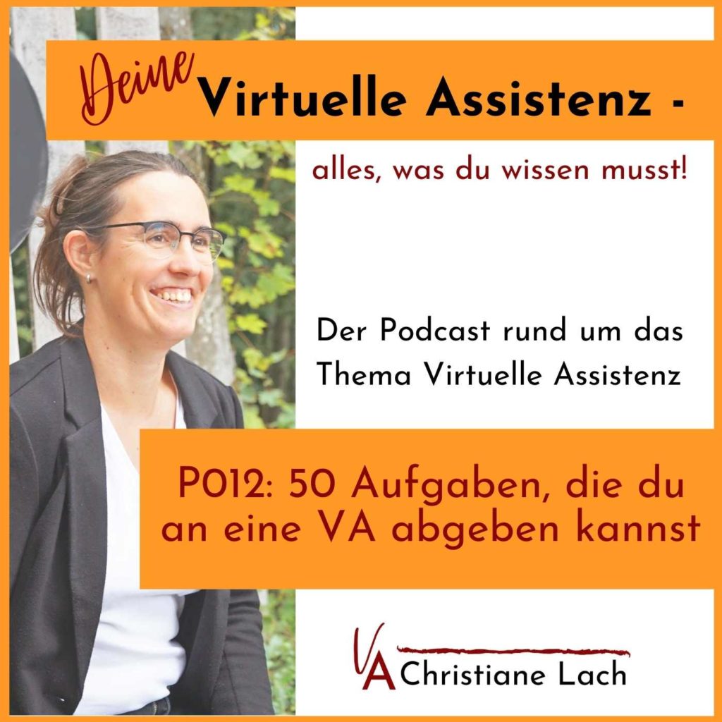 50 Aufgaben für eine VA Podcast